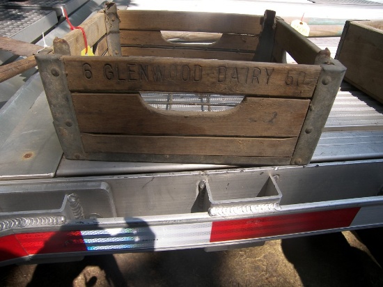 6 Glenwood Dairy 50 Wooden Crate