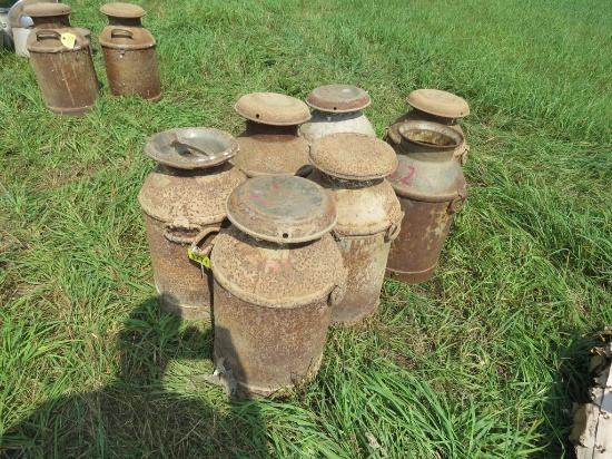 7 Milk Cans