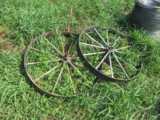 Pair of Steel Wheels