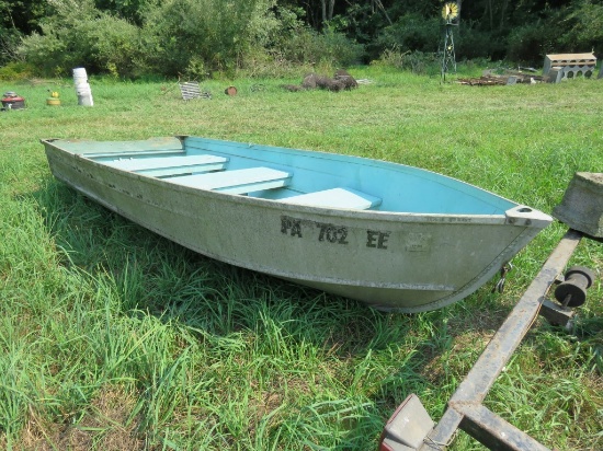 12ft Alum Boat & Trailer