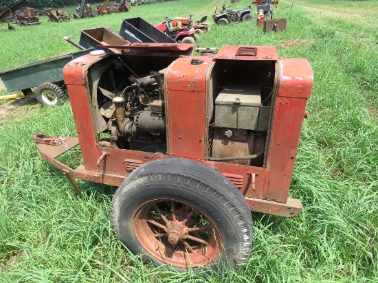 Hobart Welder w/Gas Engine on Cart