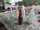 5 Glass Bottles