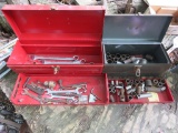 2 Toolboxes w/Sockets & Wrenches