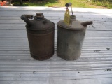 2 Old Gas Cans