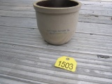 Hawthorn Pottery Co Crock