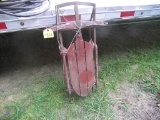 Old Red Paint Sled