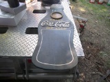 Coca Cola Wooden Wall Adv Piece w/Clock