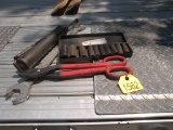 Grease Gun-Big Wrench-Sockets-Tin Snips