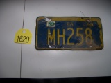 58 License Plate PA