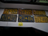 12 License Plate 70's PA