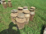7 Milk Cans