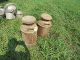 2 Milk Cans