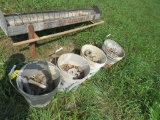 Buckets of Large Bolts & Nuts