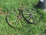 Pair of Steel Wheels
