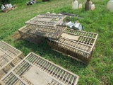3 Wooden Chicken Crates