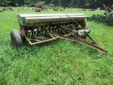 JD Vanbrunt Grain Drill 17 Single Disc w/Grass Seeder