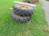 2 Firestone Tires & Rims 11-24
