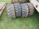 4 Skid Steer Tires