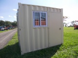 NEW 7ft X 9ft Shipping Container w/Side Door