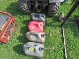 4 Plastic 5gal Gas Cans