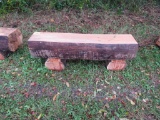 5ft Log Bench