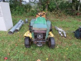 JD 318 Lawn Tractor w/48inch Deck & 2 Extra Wheels & 2 Extra Weights