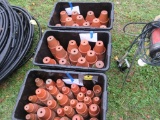 3 Boxes of Clay Flower Pots