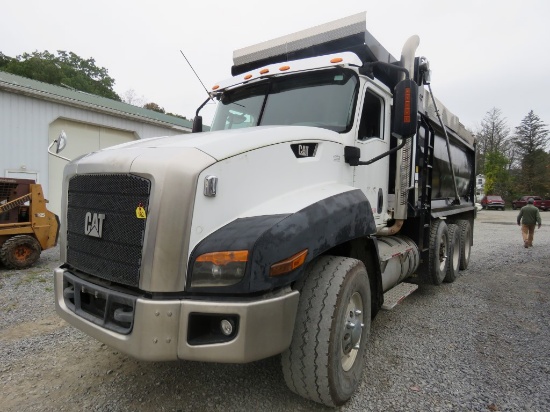 2012 CAT CT660L Tri Axle Dump Truck