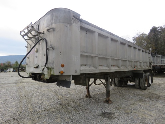 1982 East 30ft Alum Dump Trailer