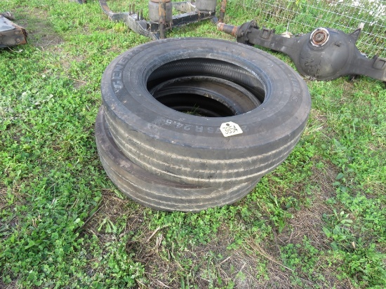2 General Steer Tires 285 75R24.5