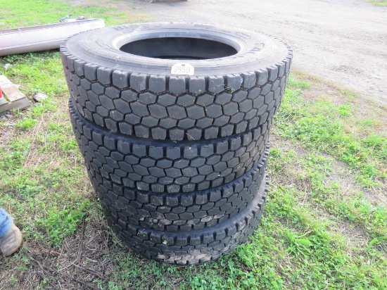 4 Fulken Tires 11R24.5