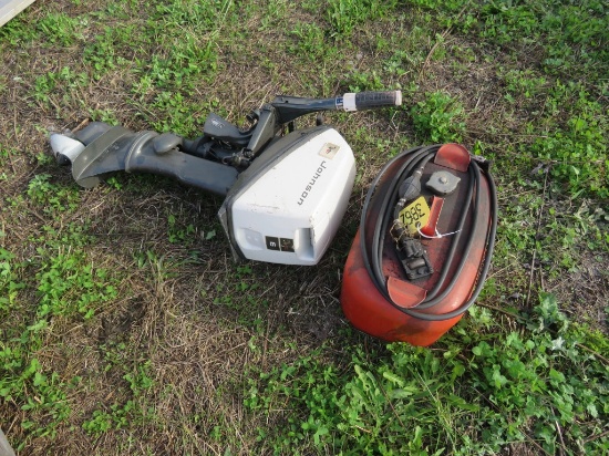Johnson 6hp Motor w/Tank