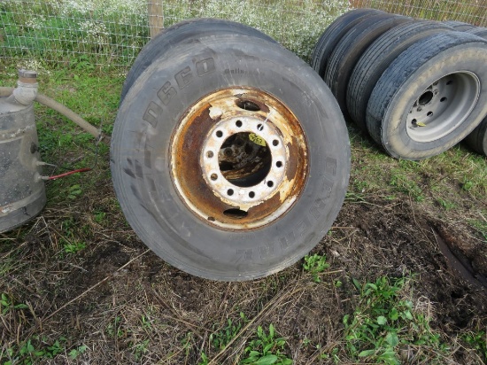 4 General Tires & Rims 11R27.5
