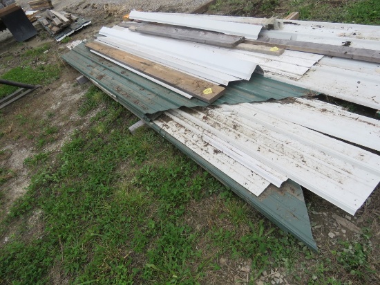 Pile of Misc Metal Roofing