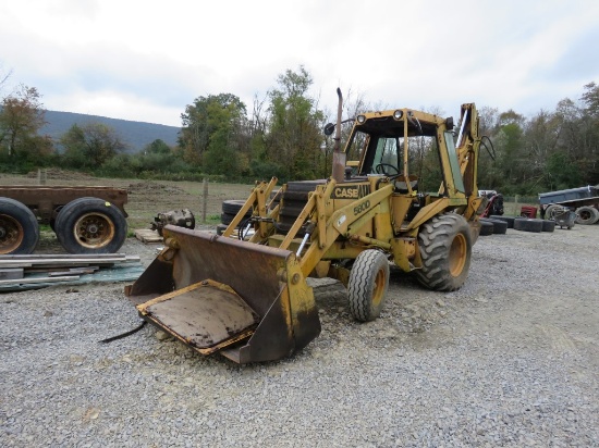 Case 580D Backhoe