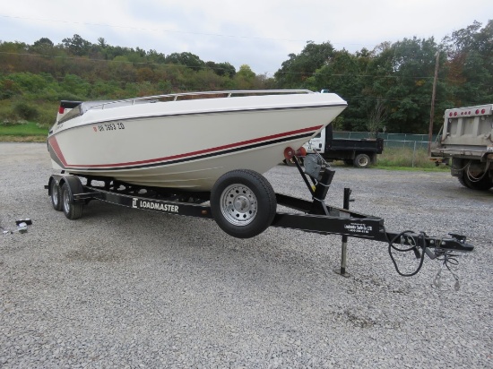 1989 Baja Sport 226 Boat & Trailer