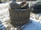 4 Front & Back Steel Belted Wheels