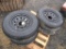4 NEW 235/80-16 Tires and Rims