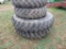 Pair of 380/85R30 Tires and Rims & Pair of 14.9-46 Rears Tires and Rims