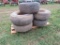 5 Tires 16.5-L16.1SL and 8 Hole Rims