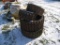Set of 4 Steel Wheels