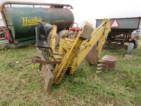 QT Backhoe Attachment w/2 Buckets