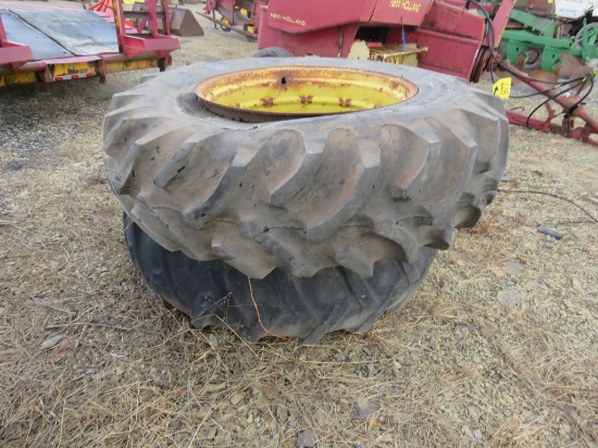 Pair of 18.4-34 Tires and Rims