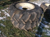 Pair of 13.6-24 Tires and Rims