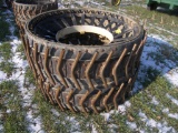 Pair of Rear Belted Steel Wheels