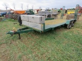 Sp Construction Steel T/A Trailer w/Ramps