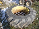 18.4R-34 Tire and Rim