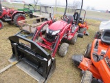 Mahindra EMAX205 Tractor w/Loader-Forks-Bucket-3pth Blade