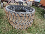 Pair of Rear Belted Tires