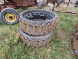 Pair of Front Belted Tires